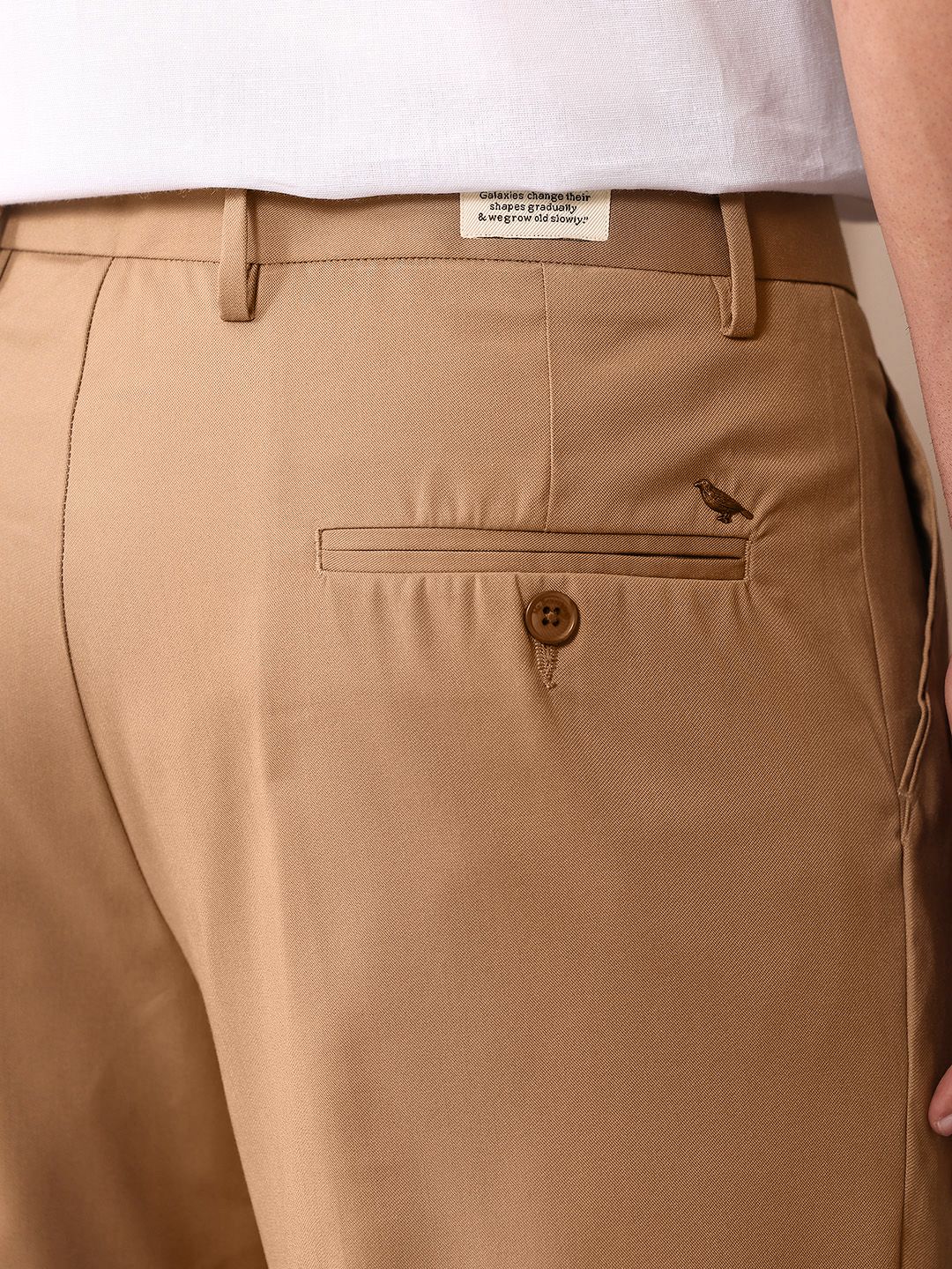 Mr Bowerbird Men Tailored Fit Vintage Pleated Trousers