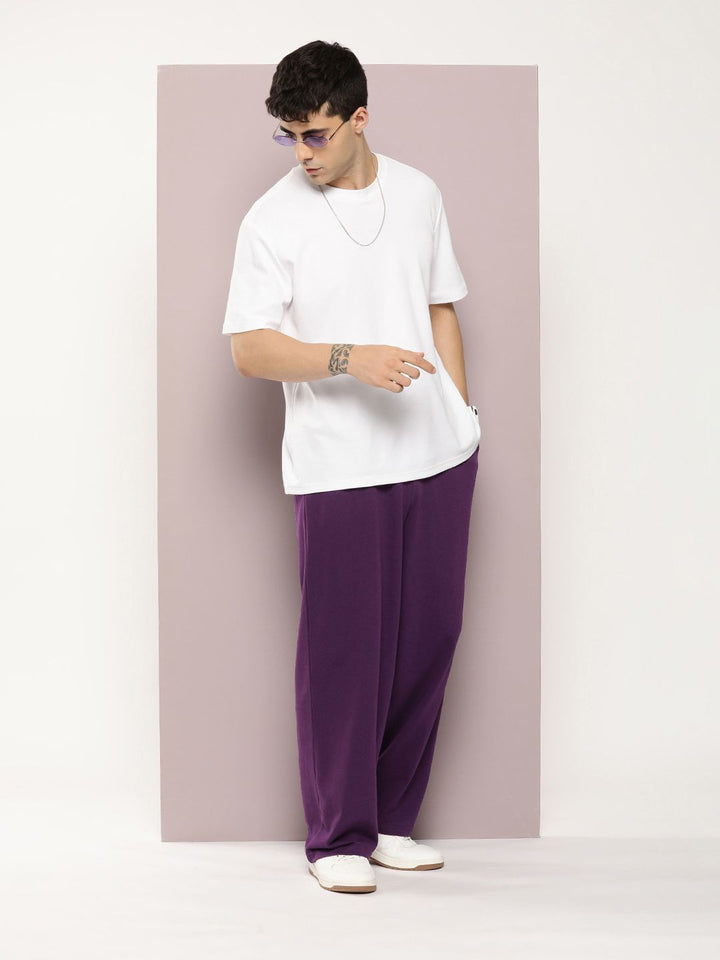 DILLINGER Men Super Soft Cotton Extra Baggy Korean Pant