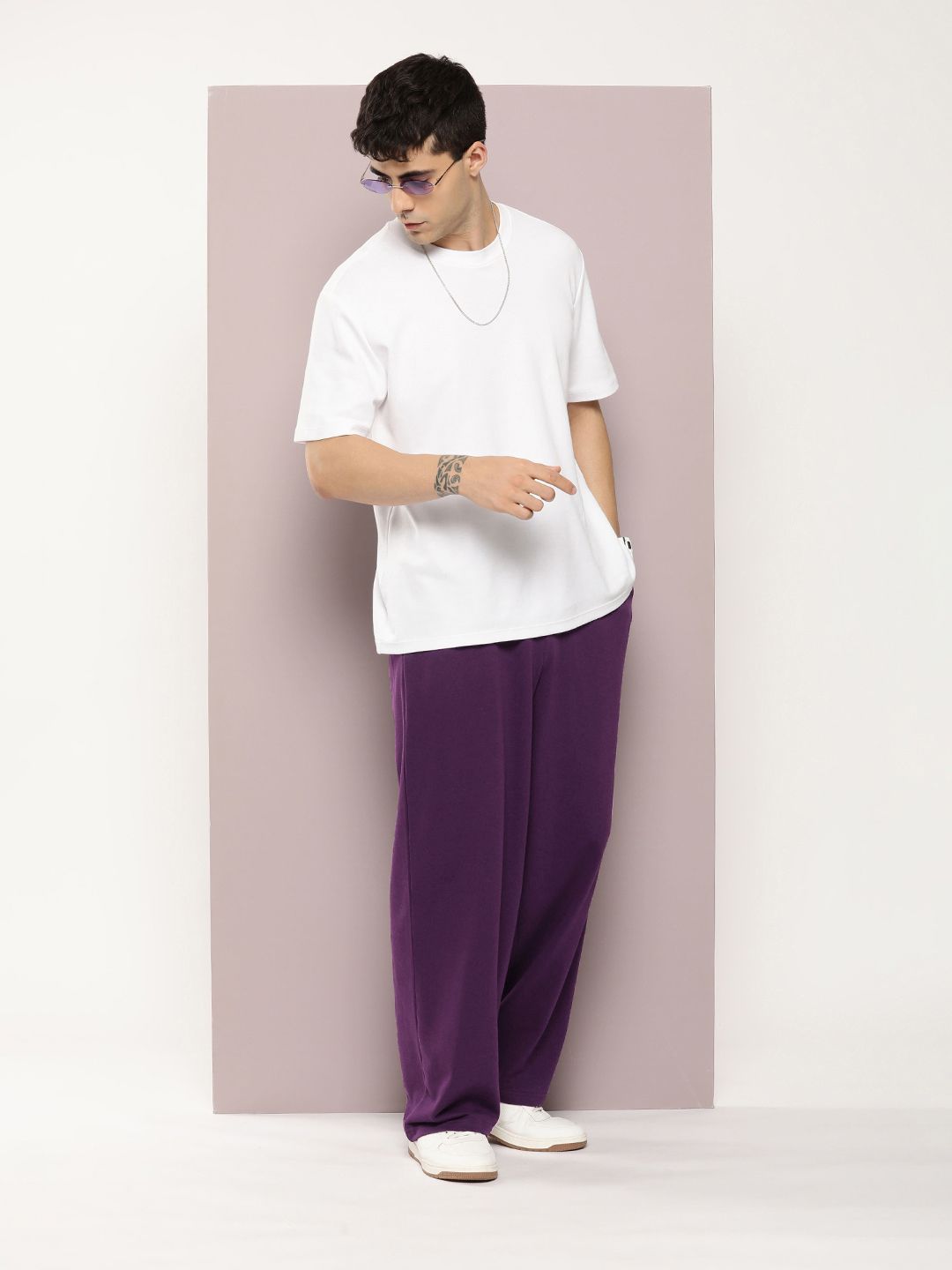 DILLINGER Men Super Soft Cotton Extra Baggy Korean Pant