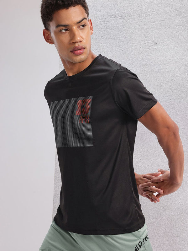 HRX by Hrithik Roshan Printed Rapid-Dry Training T-shirt