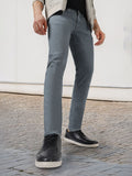 Urbano Fashion Men Grey Slim Fit Mid-Rise Clean Look Stretchable Jeans