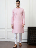 See Designs Chikankari Embroidered Cotton Kurta