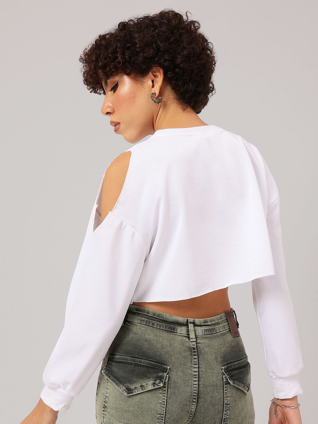 DressBerry Cut-Out Couture Crop Top
