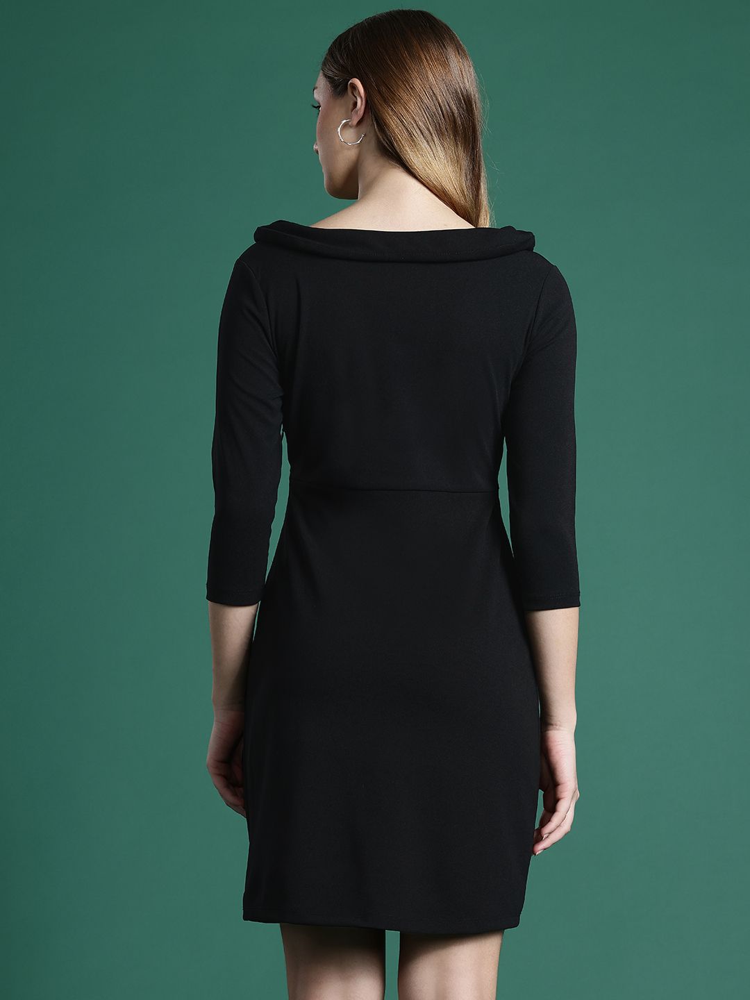 DressBerry V Neck Sheath Dress