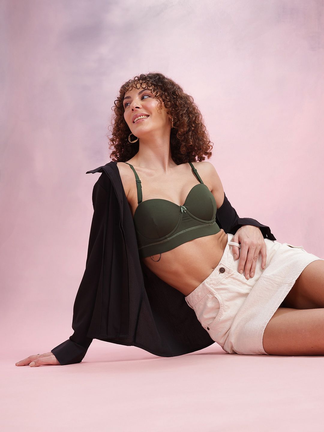 DressBerry Lightly Padded Underwired Balconette Bra