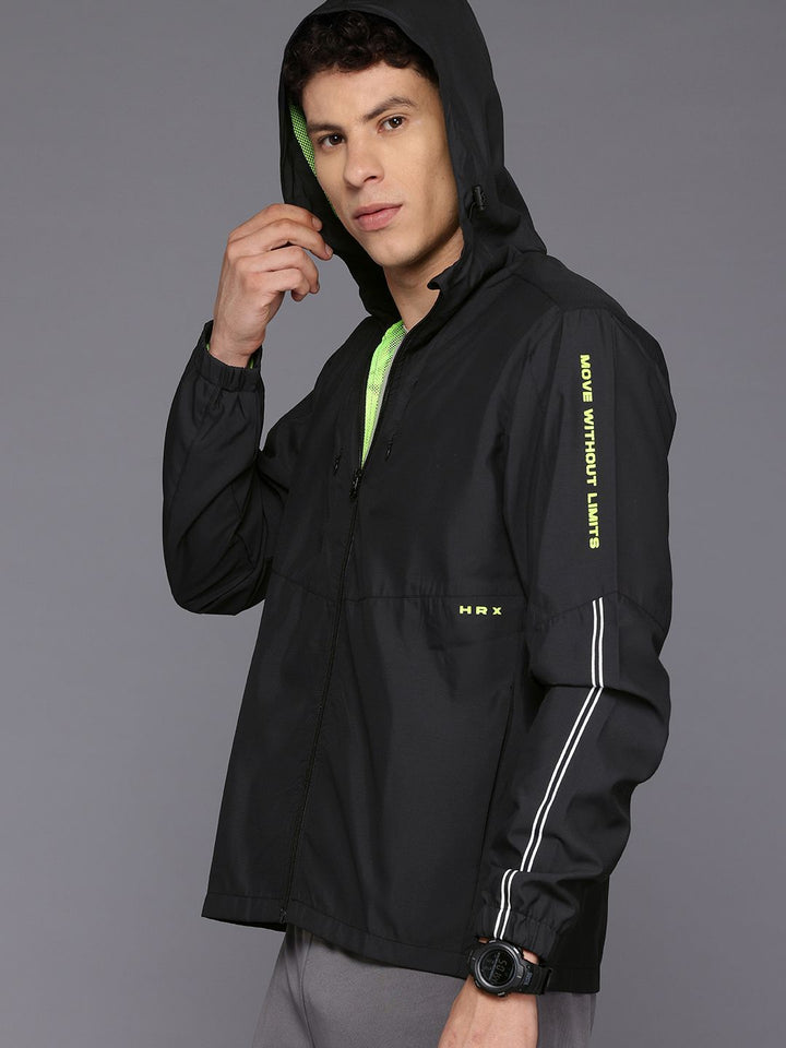 HRX by Hrithik Roshan Rapid-Dry Hooded Training Jacket