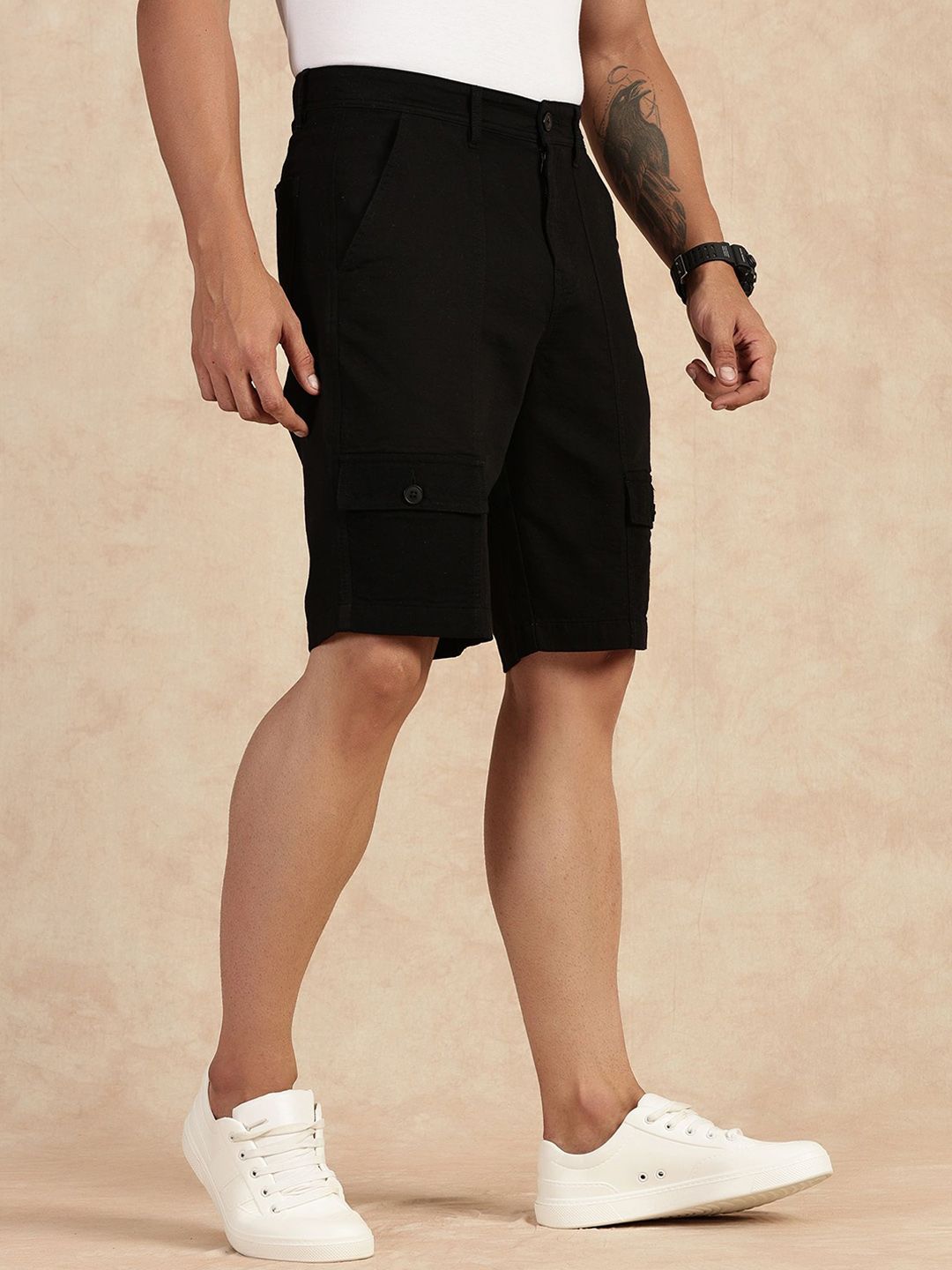 Thomas Scott Men Regular Fit Mid-Rise Shorts