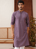 Jompers Men Geometric Embroidered Sequinned Kurta