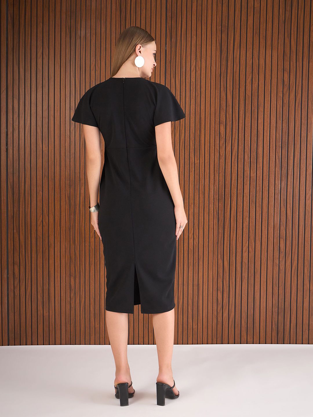 SASSAFRAS Women Sheath Midi Dress