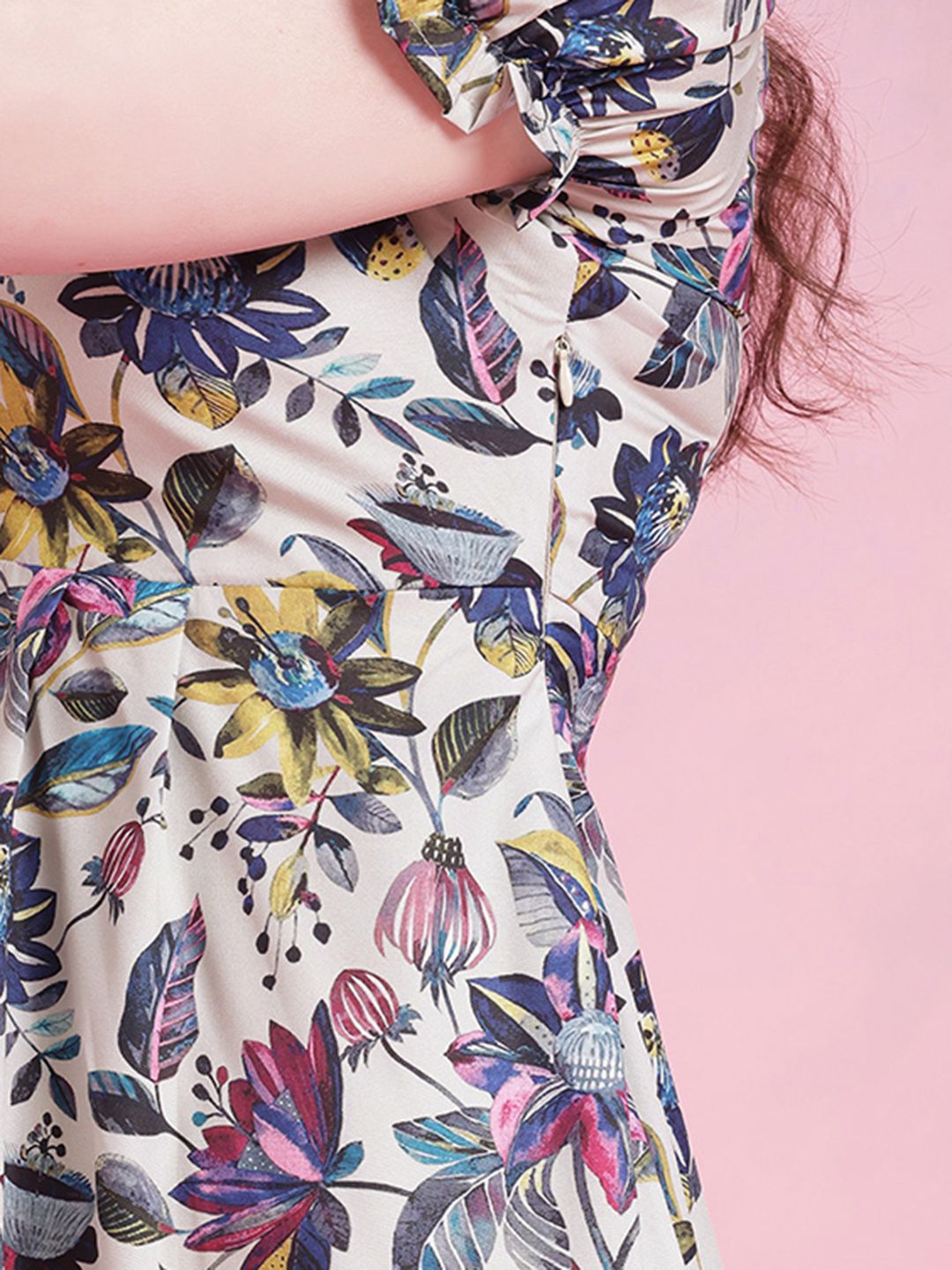 DressBerry Floral Fit& Flare Dress