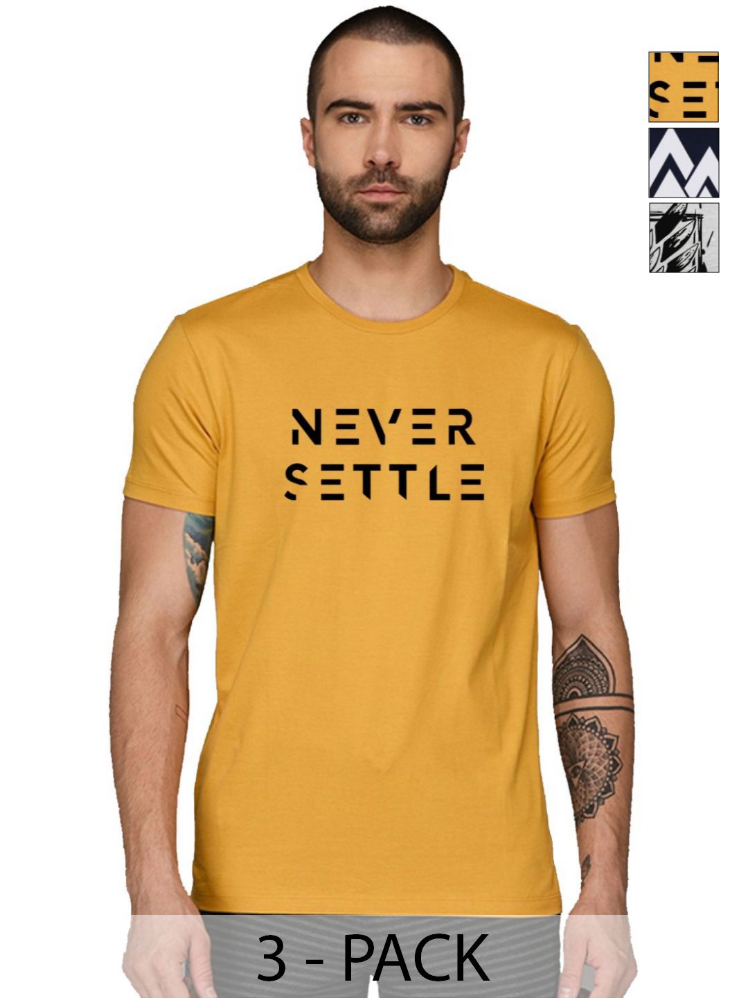 ADRO Men Printed T-shirt