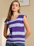 Berrylush Women Striped Sweater Vest