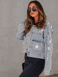 all about you Crop Denim Jacket