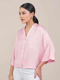 AND Women Extended Sleeves Shirt Style Top