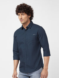SPYKAR Classic Vertical Striped Cotton Linen Shirt