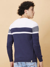 Being Human Men Pure Cotton Colourblocked Pockets T-shirt