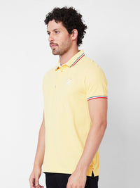 SPYKAR Polo Collar Cotton Slim Fit T-shirt
