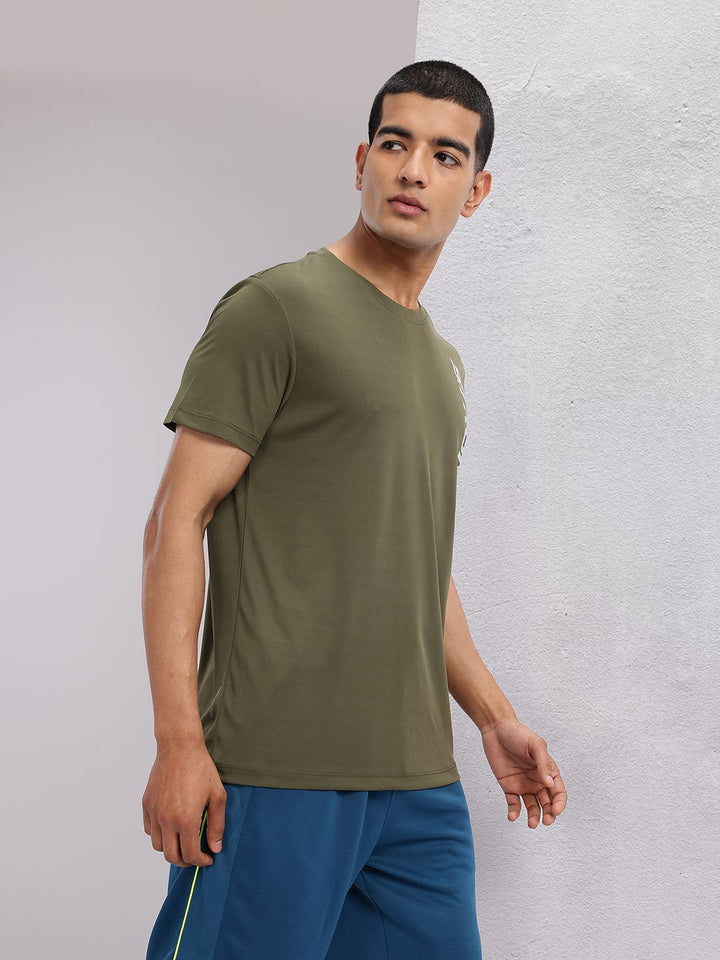 HRX by Hrithik Roshan Men Typography Printed Rapid-Dry Training T-shirt