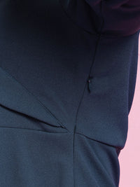 DressBerry Plus-Size Wrap-Style Sheath Dress