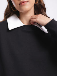 DressBerry Drop-Down Shoulder Sweatshirt