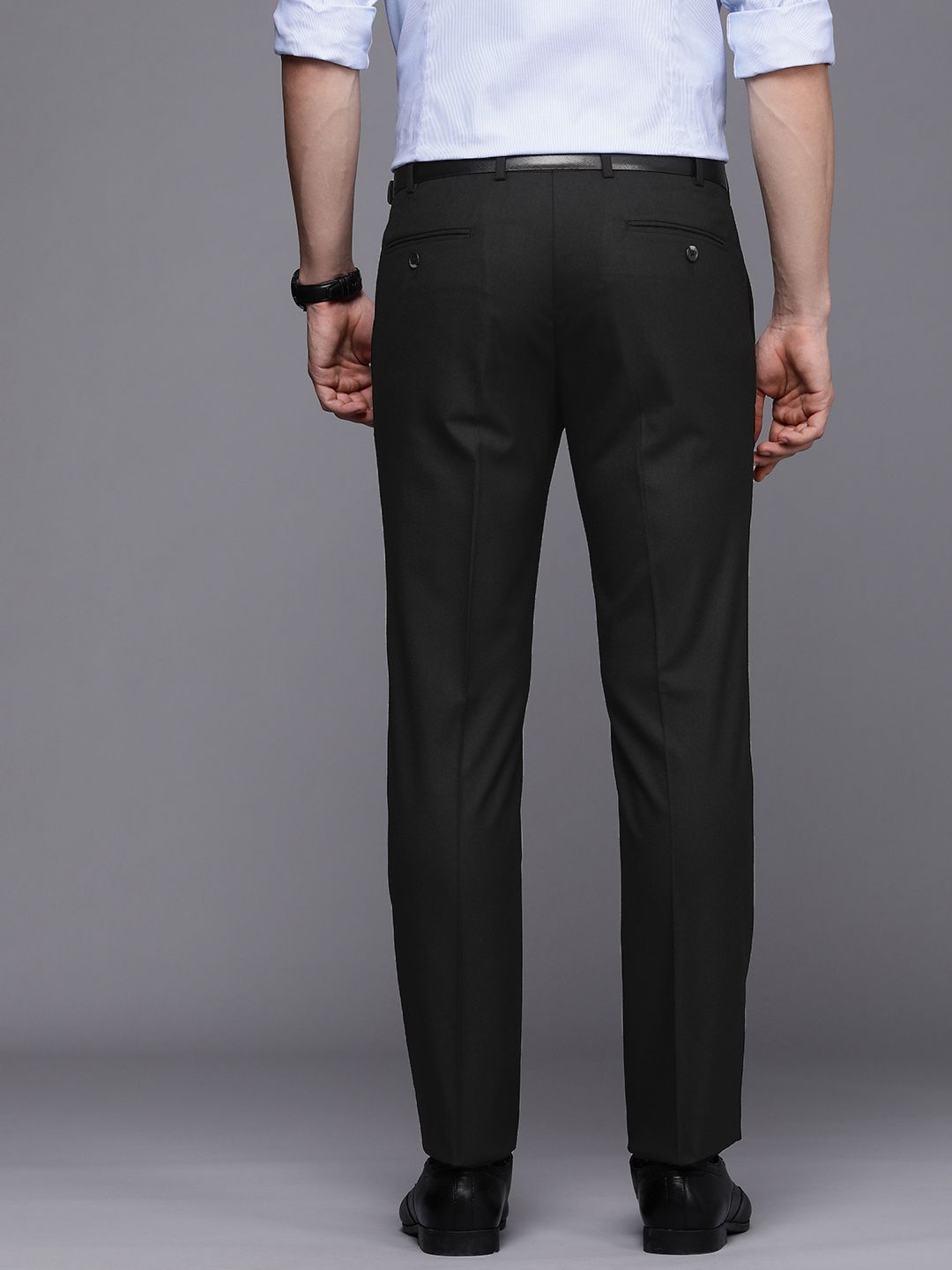 Raymond Men Slim Fit Formal Trousers