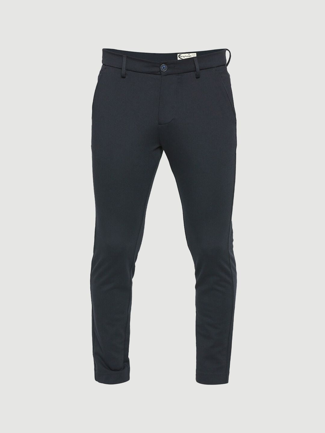 Being Human Men Mid-Rise Flat-Front Plain Regular Trousers