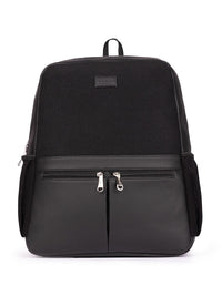 ZOUK Textured Backpack with Compression Straps Up to 16 inch