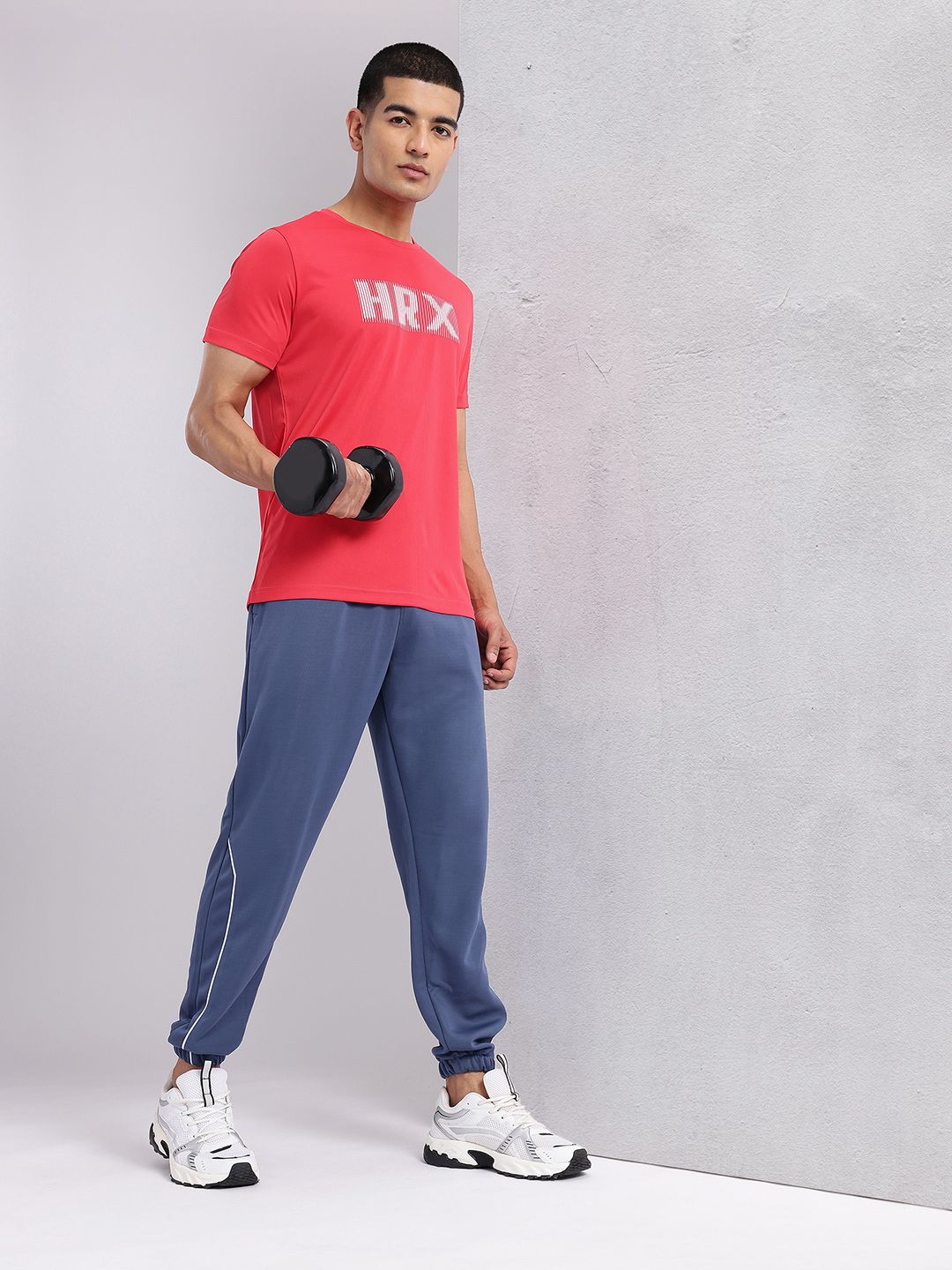 HRX by Hrithik Roshan Brand Logo Printed Rapid-Dry Training T-shirt