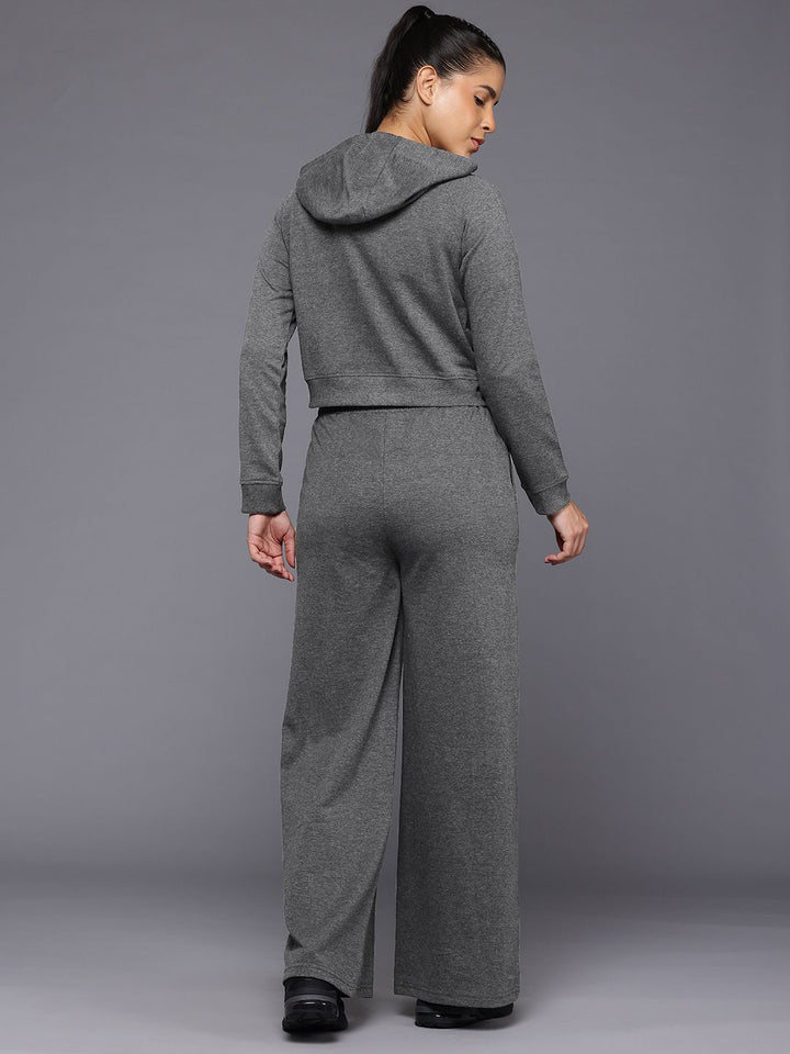 HRX by Hrithik Roshan Melange Effect Lifestyle Tracksuit