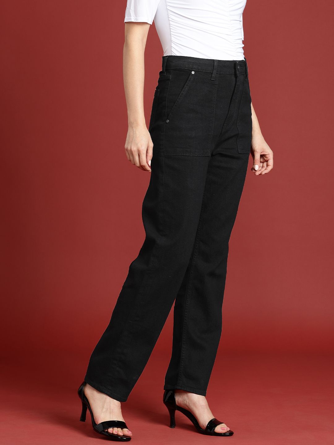 all about you Women Straight Fit Stretchable Jeans