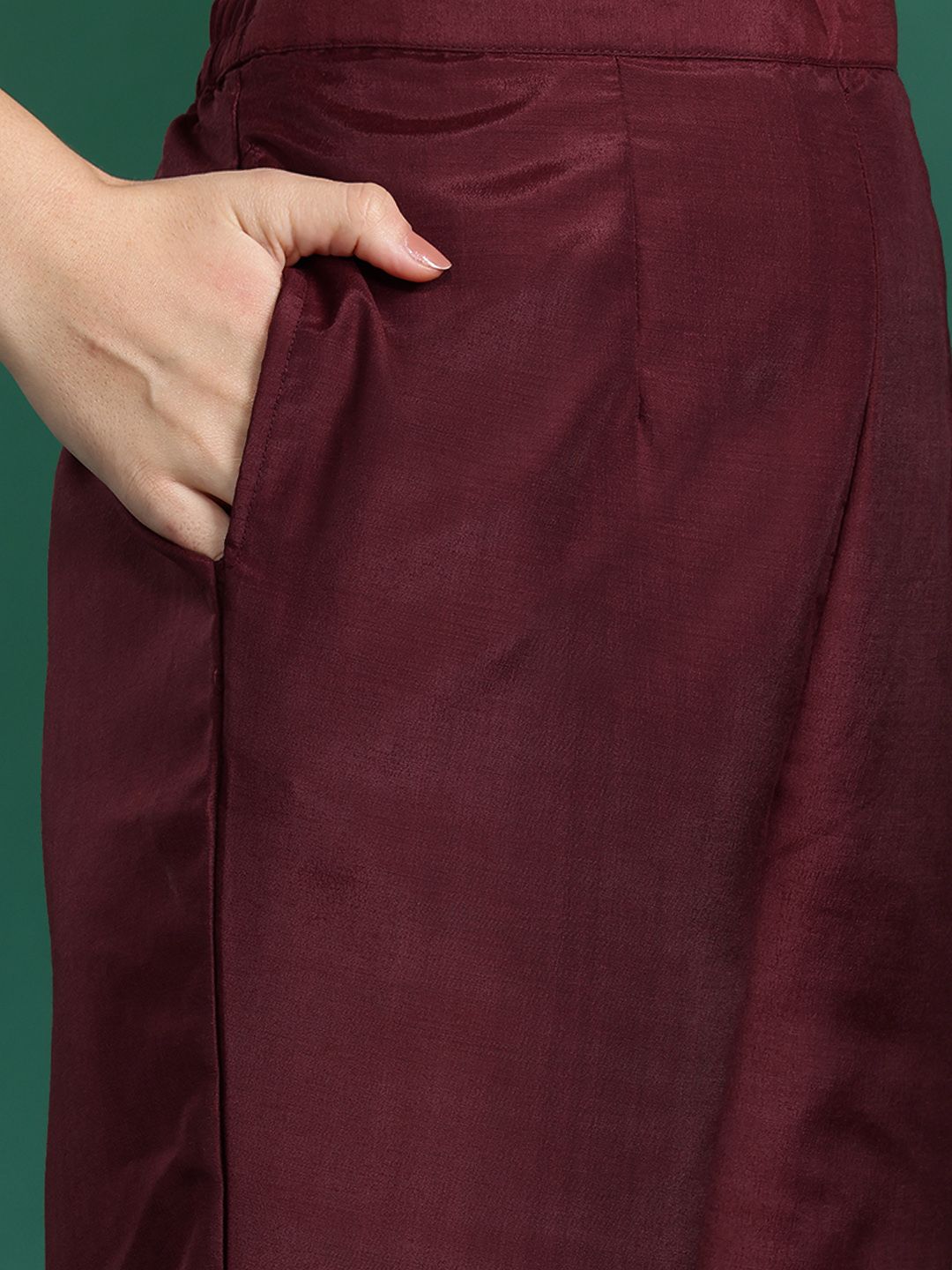 Indo Era Women Ethnic Motifs Regular Kurta with Trousers & With Dupatta