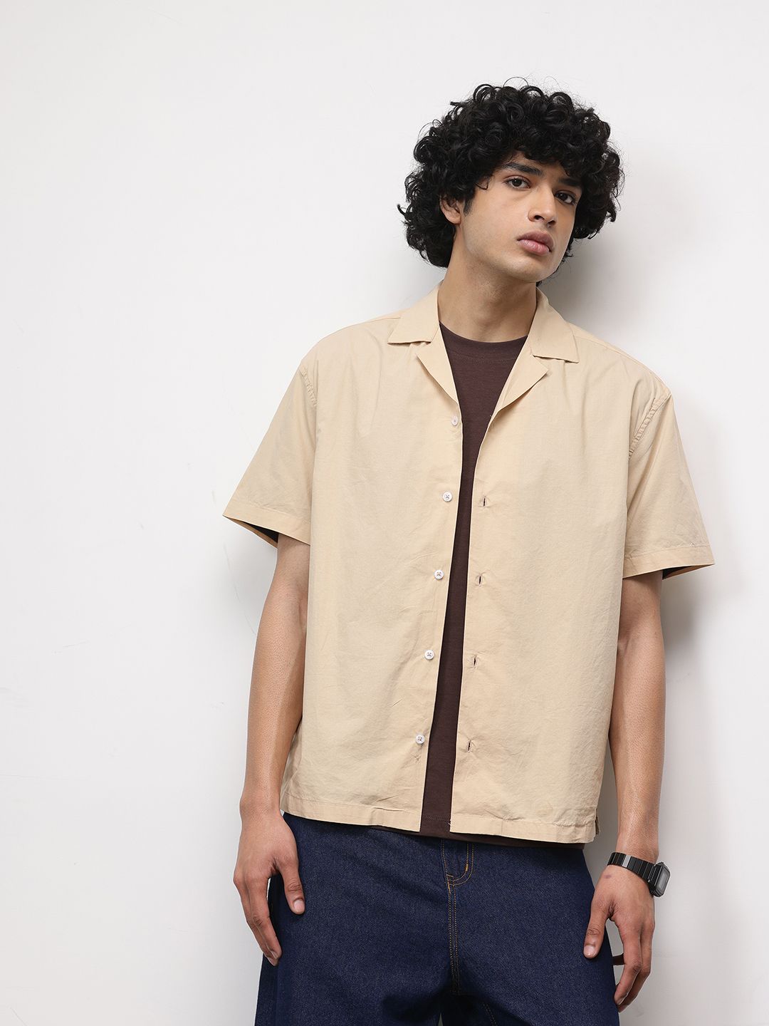 ether Pure Cotton Casual Shirt