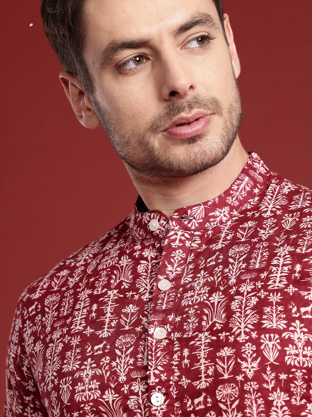 Anouk Floral Printed Kurta