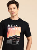 Being Human Pure Cotton Brand Logo Printed Relaxed Fit T-shirt