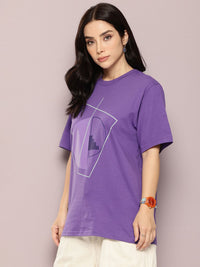 DILLINGER Printed Oversized Pure Cotton T-shirt