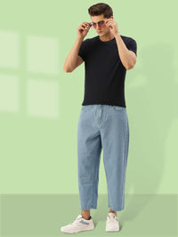 Bene Kleed Men Mid rise Loose Fit Cropped Jeans