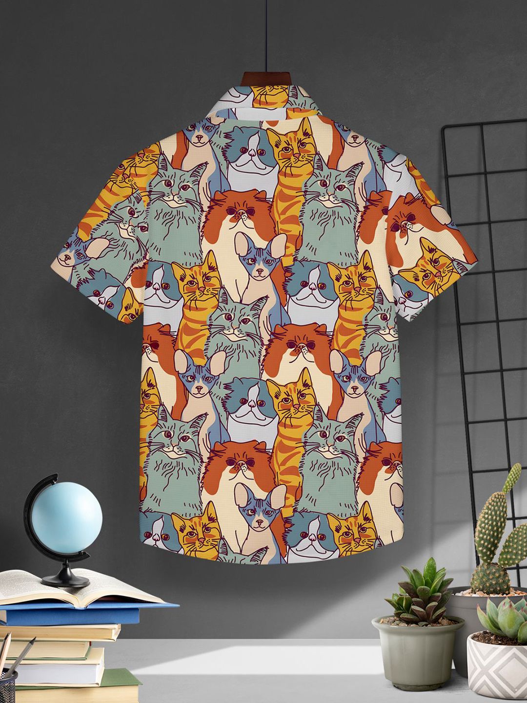 HELLCAT Boys Floral Opaque Printed Casual Shirt