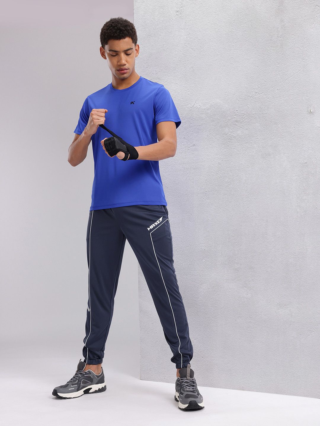 HRX by Hrithik Roshan Men Typography Printed Rapid-Dry Training T-shirt