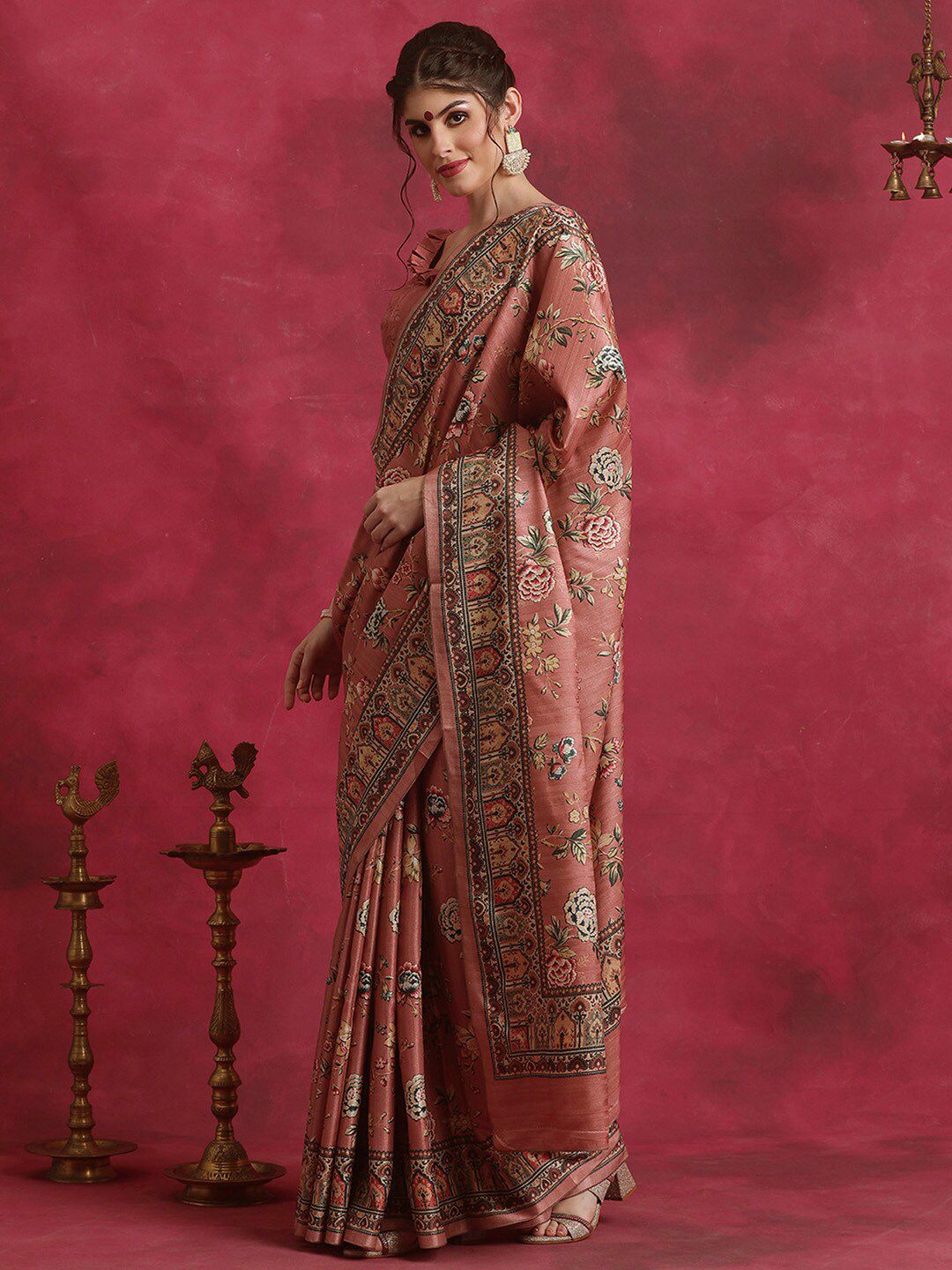 Saree mall Ethnic Motifs Printed Bagh Saree