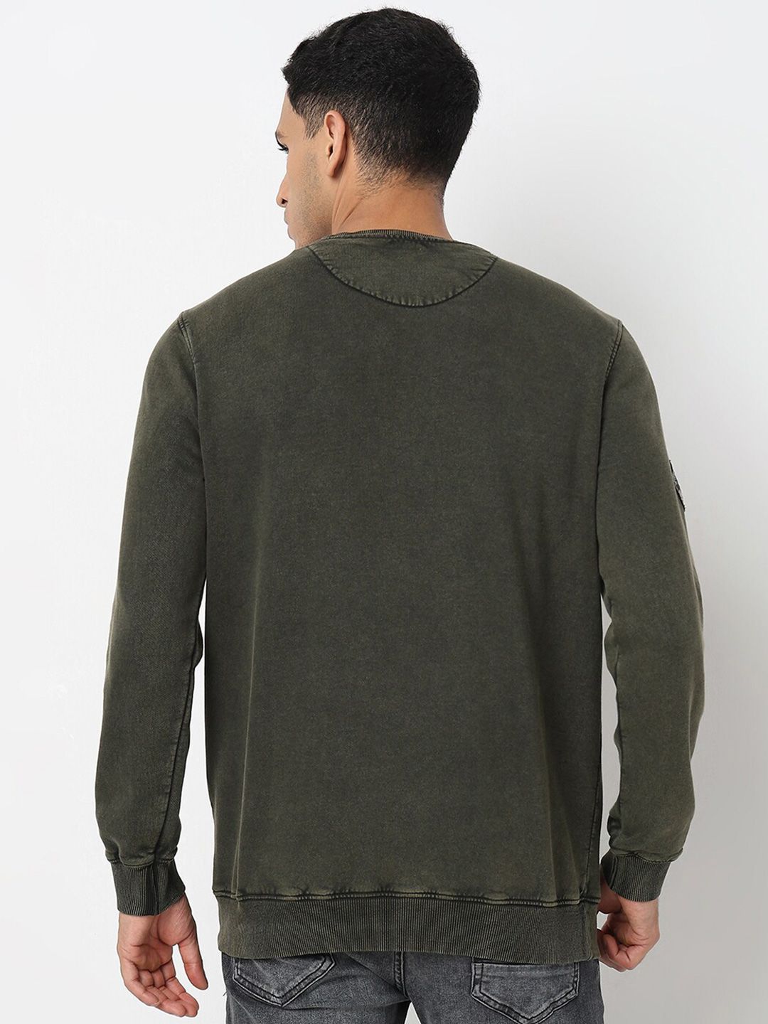 SPYKAR Typography Printed Pullover Sweatshirt