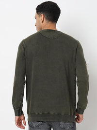 SPYKAR Typography Printed Pullover Sweatshirt