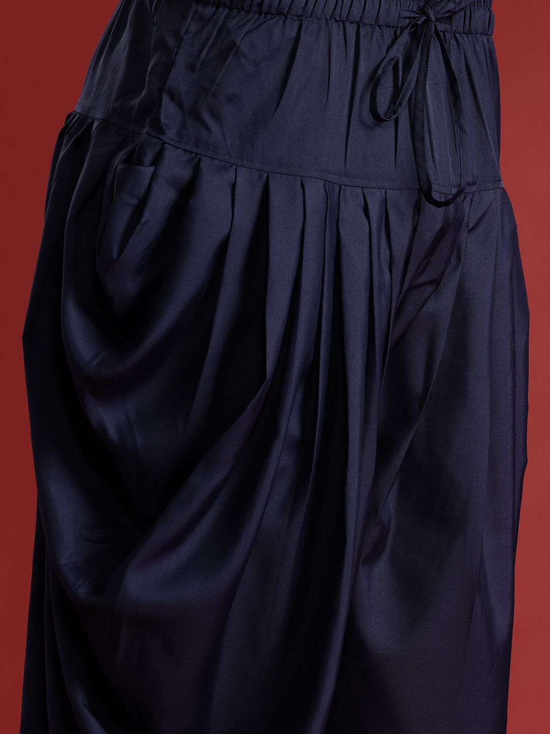 Anouk Striped Pure Cotton Kurta with Dhoti Pants