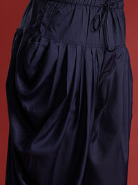 Anouk Striped Pure Cotton Kurta with Dhoti Pants