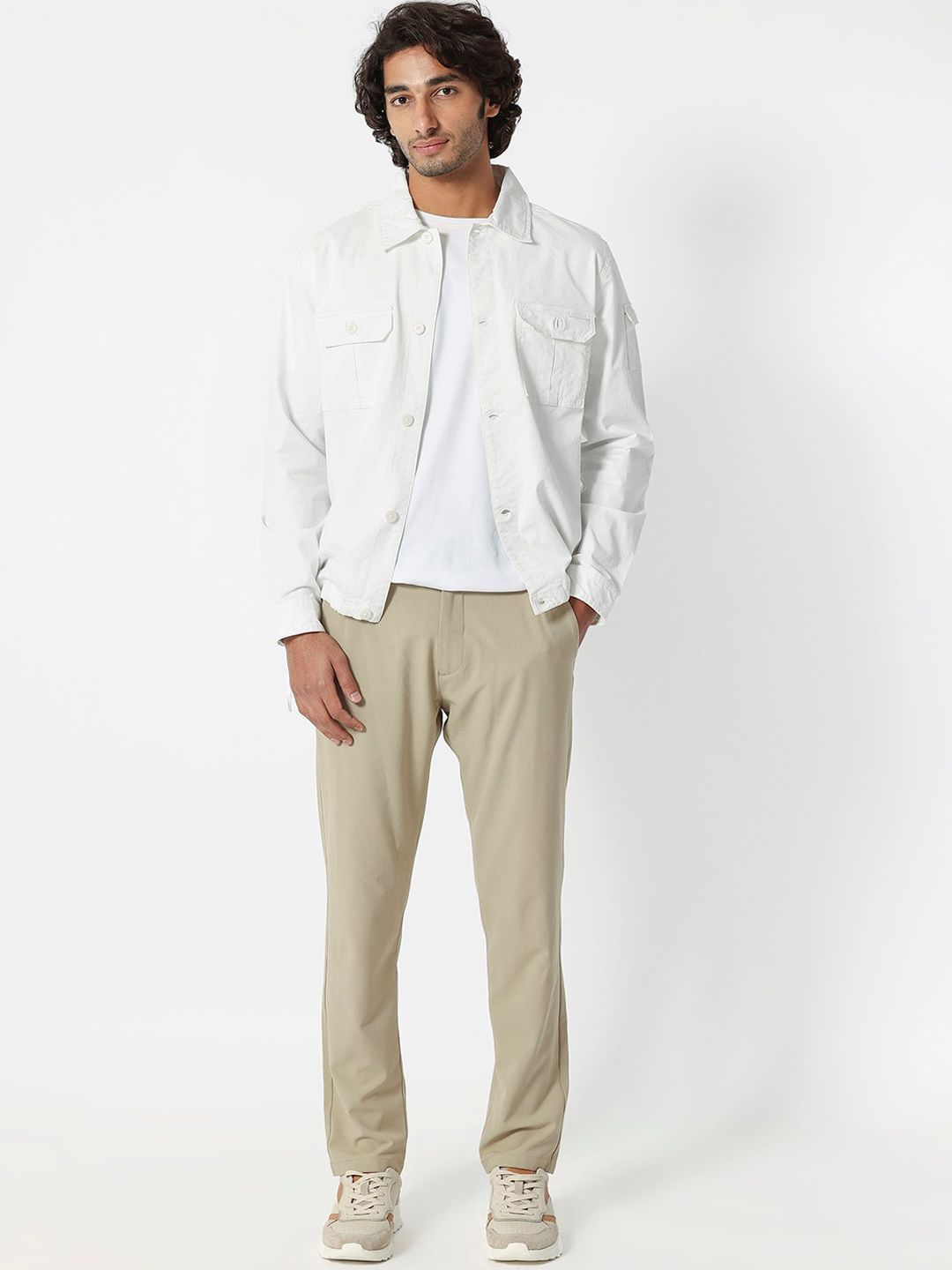 RARE RABBIT Men Cedro Tailored Fit Spread Collar Jacket