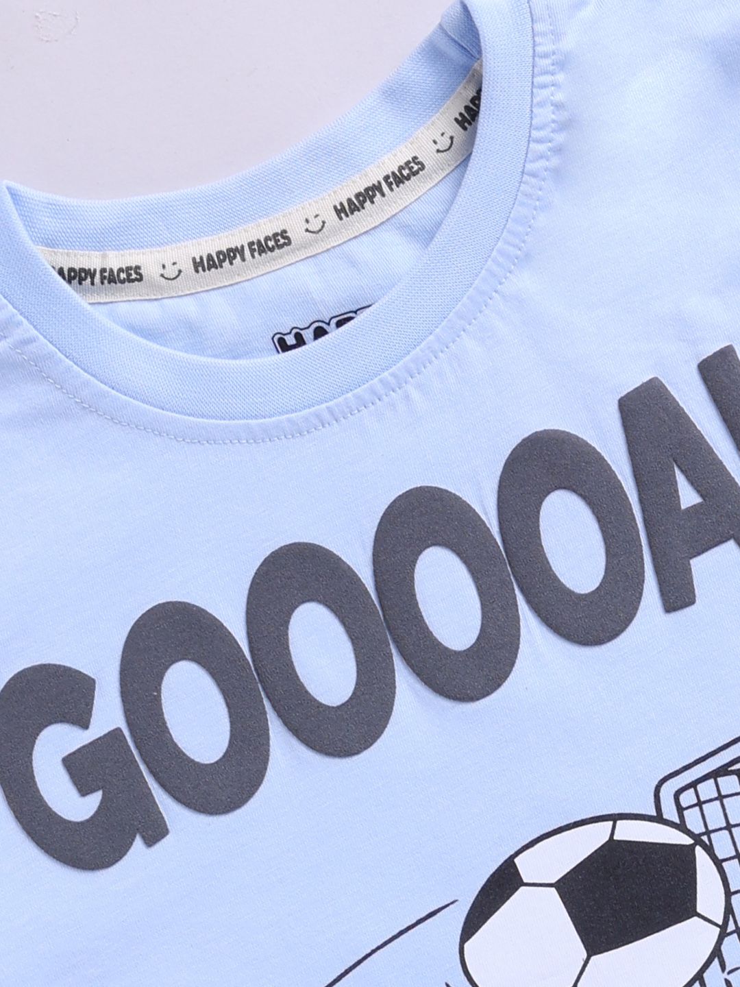 Happy Faces Kids Boys Garfield Printed Pure Cotton T-Shirt