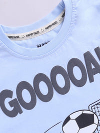 Happy Faces Kids Boys Garfield Printed Pure Cotton T-Shirt