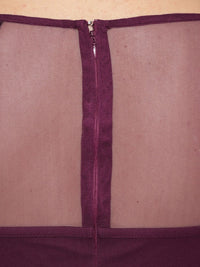 STREET 9 Burgundy Embellished Detail Maxi Dress