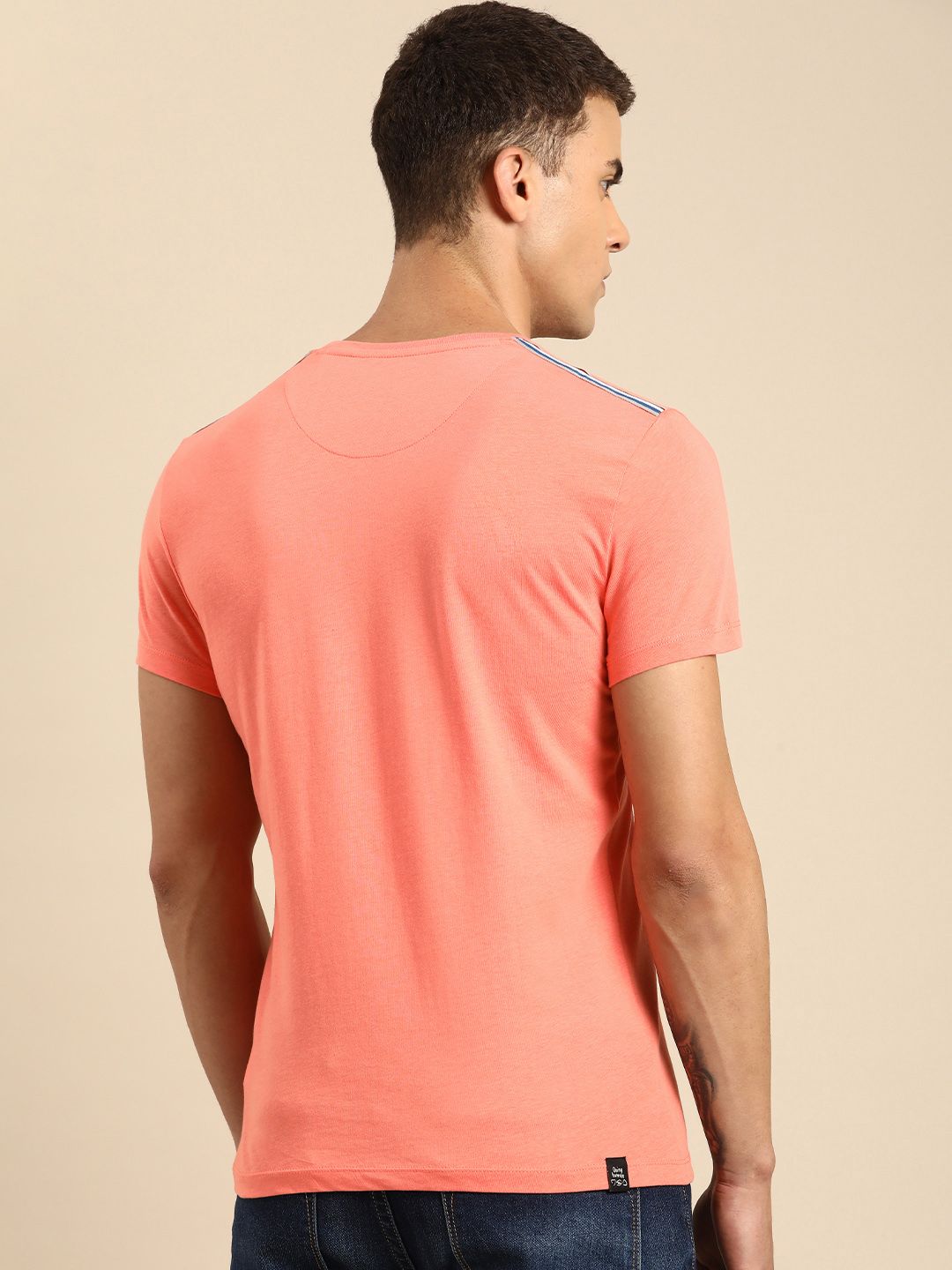 Being Human Pure Cotton Round Neck Casual T-shirt