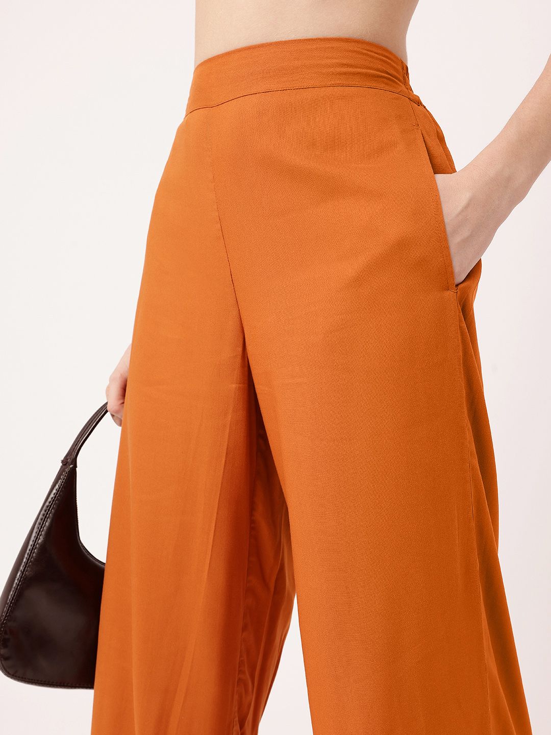 DressBerry Women Wide Leg 70s Revival Trousers