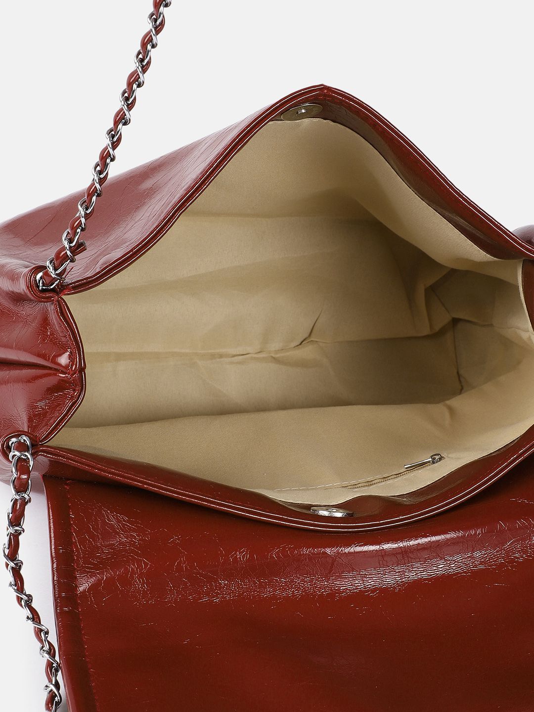 DressBerry Textured Structured Shoulder Bag